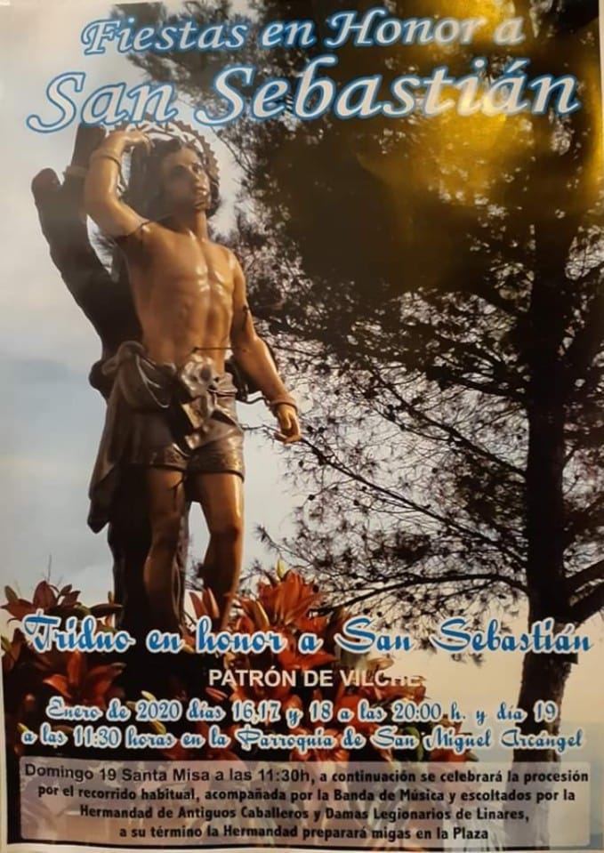 Fiestas en honor de San Sebastián 2020 Vilches
